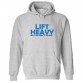 Lift Heavy Life is Too Short To Be Weak Classic Unisex Kids and Adults Pullover Hoodie for Gym Lovers